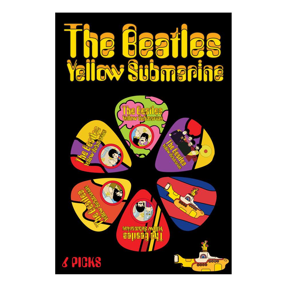 The Beatles - Yellow Submarine 6Pack Plectrum - Multicolours